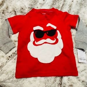 Long sleeve Santa tee